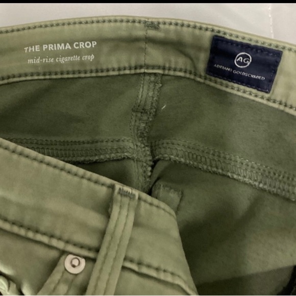 AG Adriano Goldschmied Women’s The Prima Crop Jeans. Mid-Rise Crop Size 27 - Picture 6 of 10